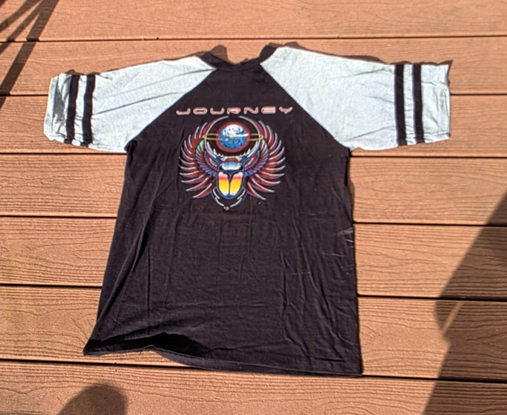 Vintage Journey Escape 1982 World Tour Concert T-Shirt - Original Size 42-44